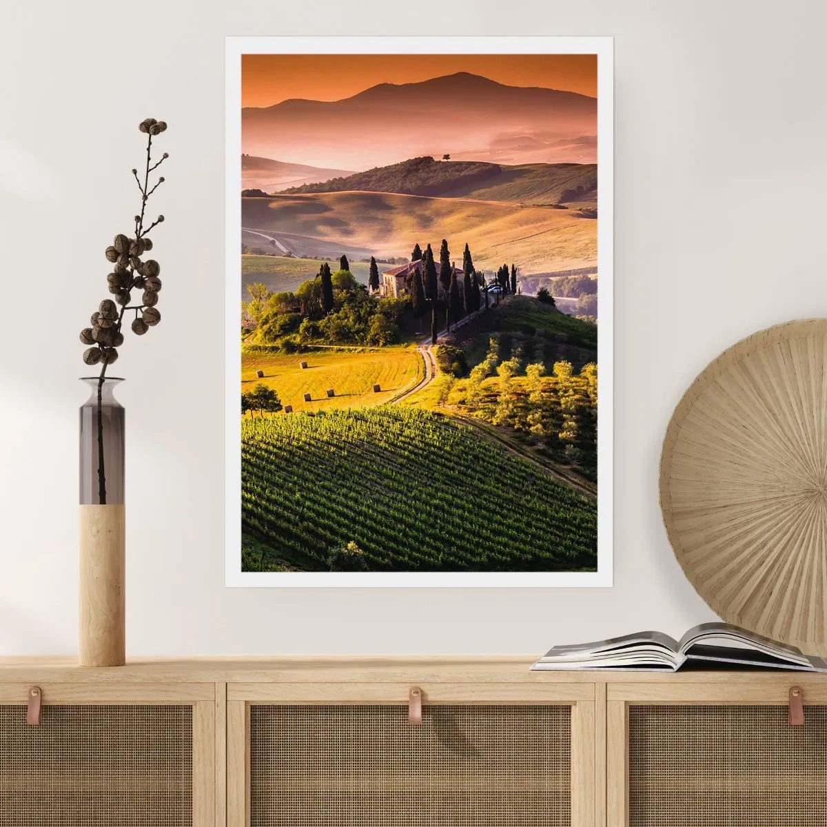 Pôster - Arcádia - Paisagem toscana - 61x91 cm