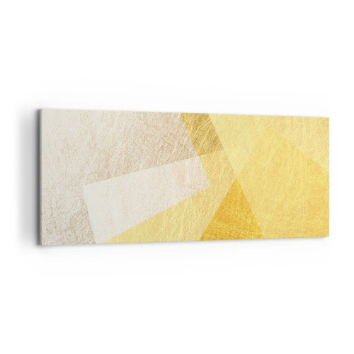 Quadro em tela - Clima geométrico - 120x50 cm