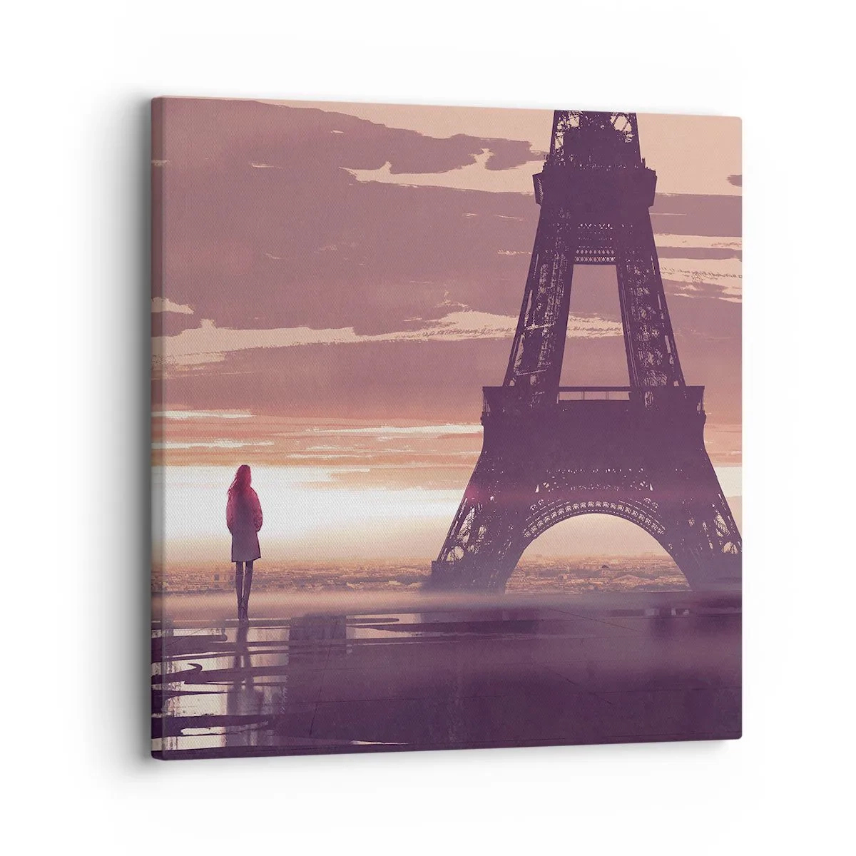 Quadro em tela - Só elas as duas - 30x30 cm