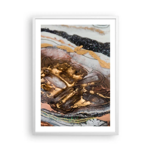 Pôster em moldura branca - O elemento terra - 50x70 cm