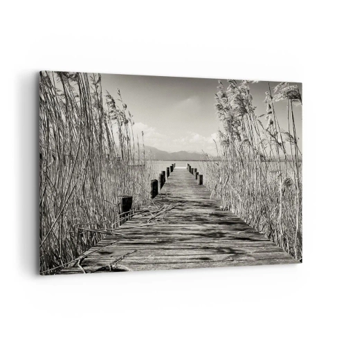 Quadro em tela - No silêncio da relva - 120x80 cm