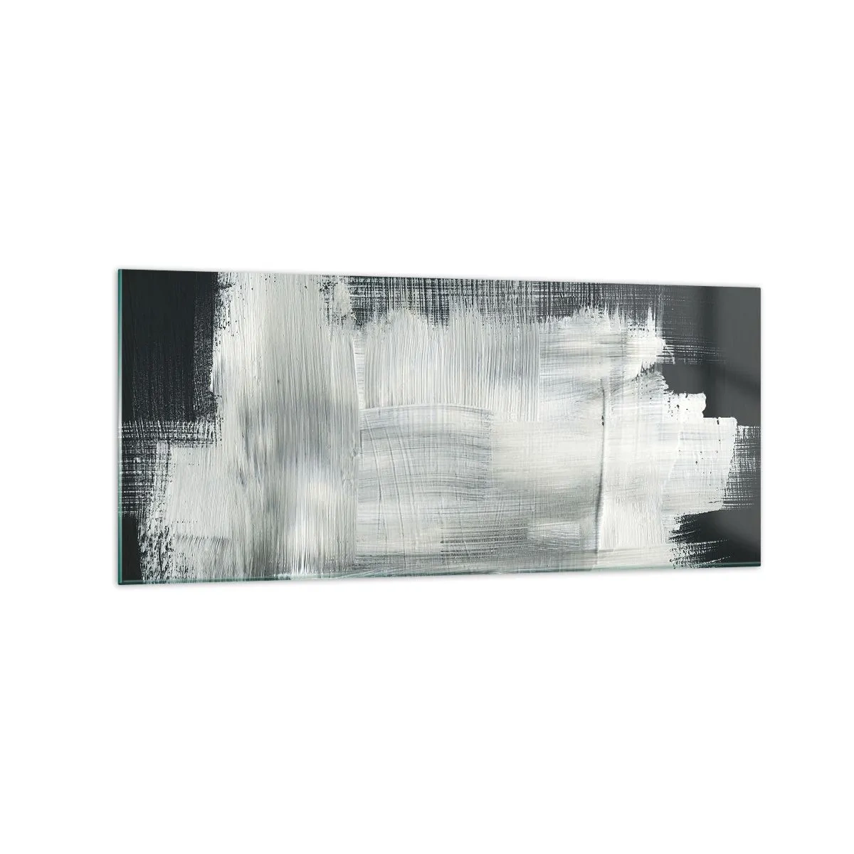 Quadro em vidro - Entrelaçado na vertical e horizontal - 120x50 cm