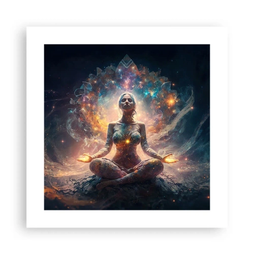 Pôster - Fluxo de boa energia - 40x40 cm