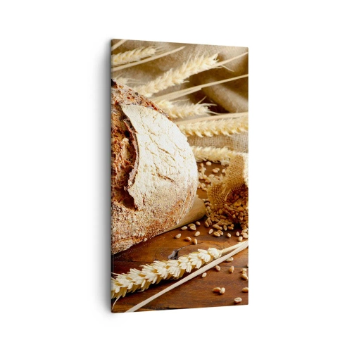 Quadro em tela - Apetitoso, perfumado, crocante - 45x80 cm