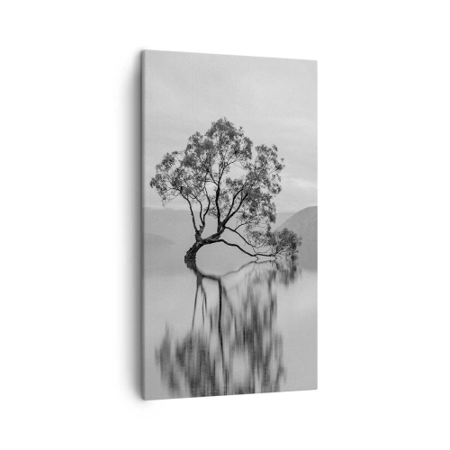 Quadro em tela - Existe um país assim - 45x80 cm