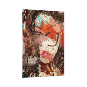 Quadro em vidro - Ninguém realmente me conhece  - 80x120 cm