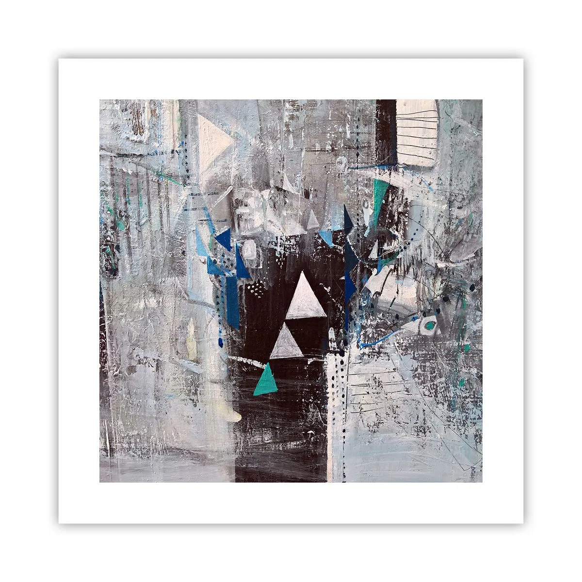 Pôster - A ordem superior dos triângulos - 40x40 cm