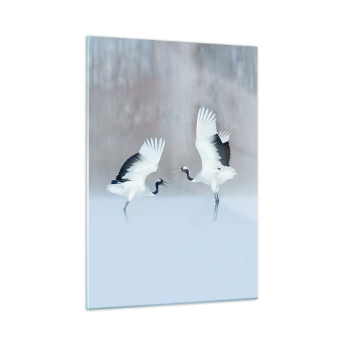Quadro em vidro - Dança no nevoeiro - 50x70 cm