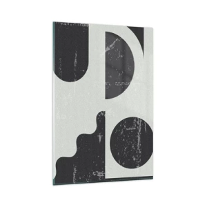 Quadro em vidro - Composição acima e abaixo - 80x120 cm