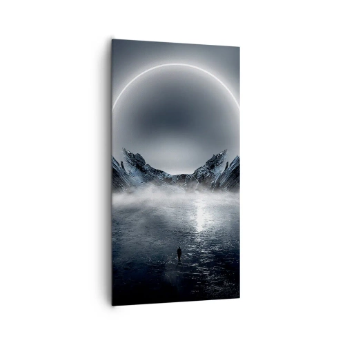 Quadro em tela - O fim da história - 65x120 cm