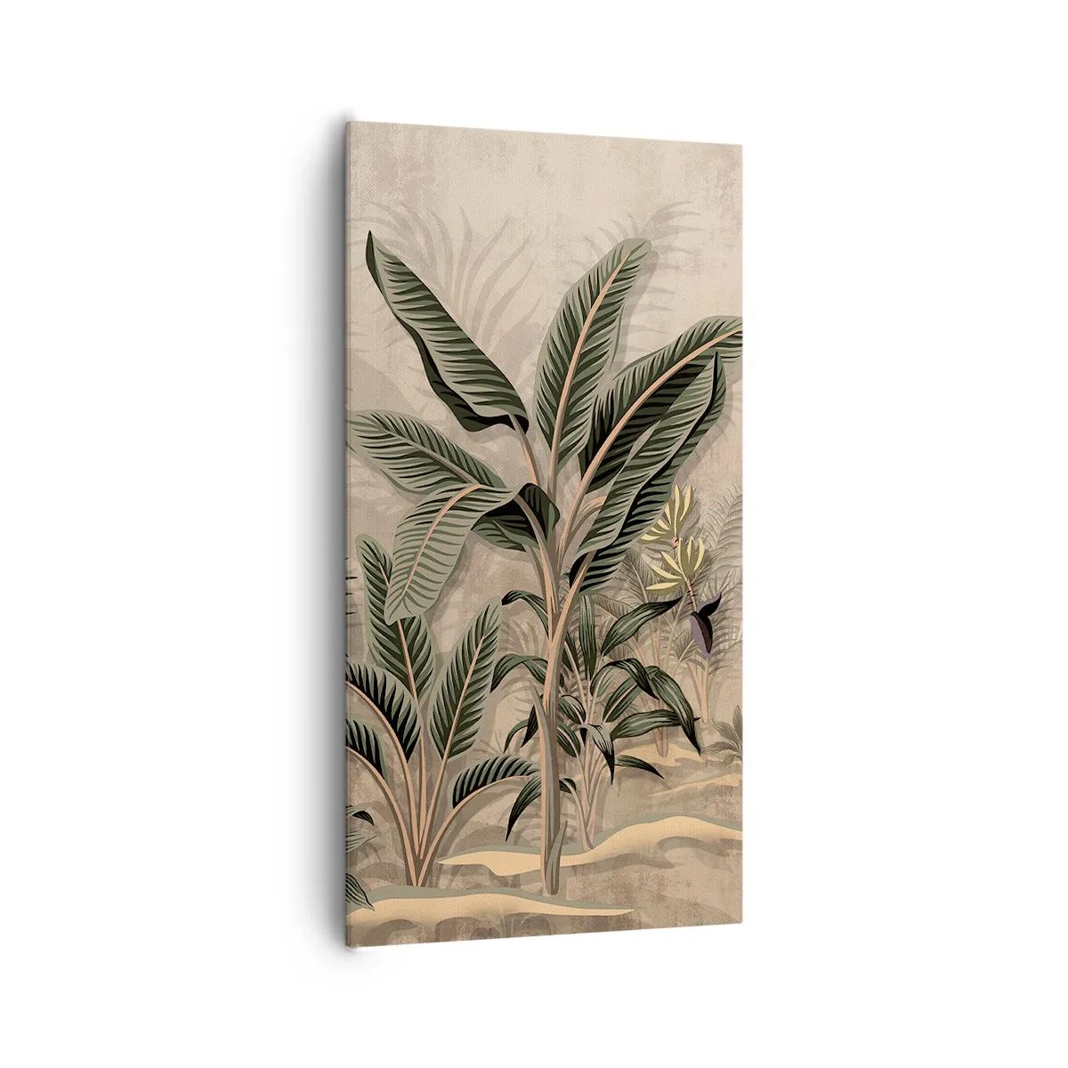 Quadro em tela - Gravura em estilo colonial - 65x120 cm