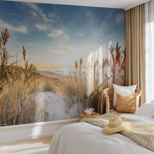 Papel de Parede Premium Canvas - Praia do Norte - Paisagem, Mar, Praia - 200x140 cm