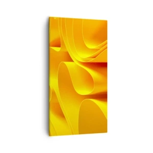 Quadro em tela - Como as ondas do sol - 55x100 cm