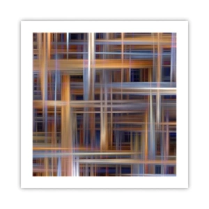 Pôster - Tecido de luz - 50x50 cm