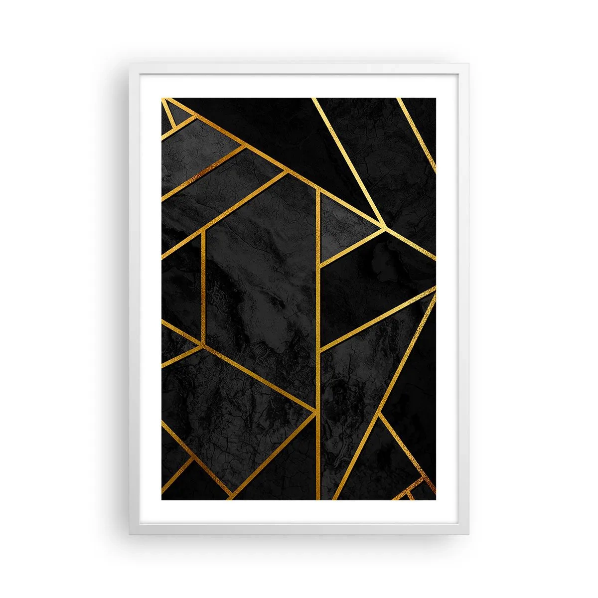 Pôster em moldura branca - Escuridão e esplendor - 50x70 cm