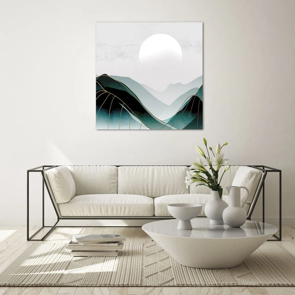 Quadro em vidro - Em plena majestade - 30x30 cm