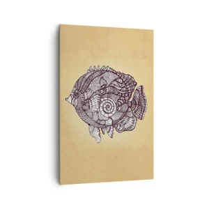 Quadro em tela - De um oceano de enfeites - 80x120 cm