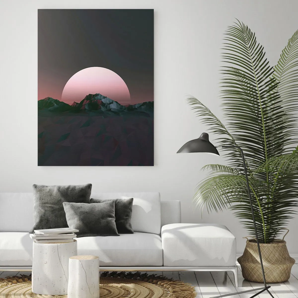 Quadro em vidro - Numa galáxia vizinha - 50x70 cm