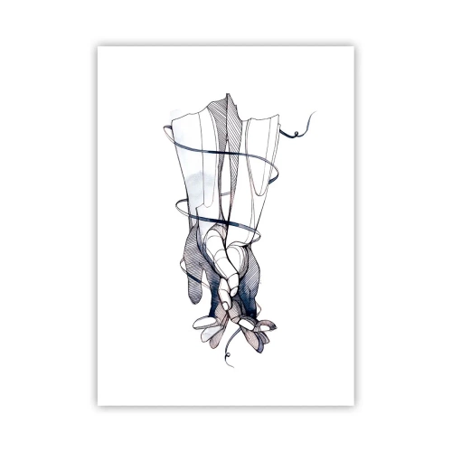 Pôster - Estudo do toque - 50x70 cm