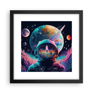 Pôster com moldura preta - Os filósofos não sonharam com isso - 30x30 cm