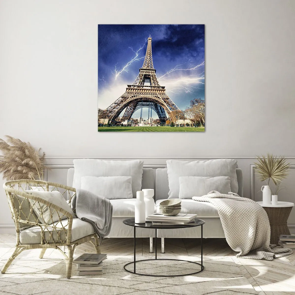 Quadro em vidro - Senhora das Tempestades - 60x60 cm