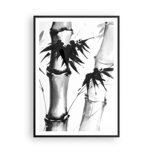 Pôster com moldura preta - Foco no Oriente - 70x100 cm