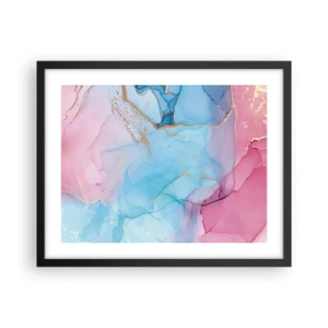 Pôster com moldura preta - Encontro e difusão - 50x40 cm