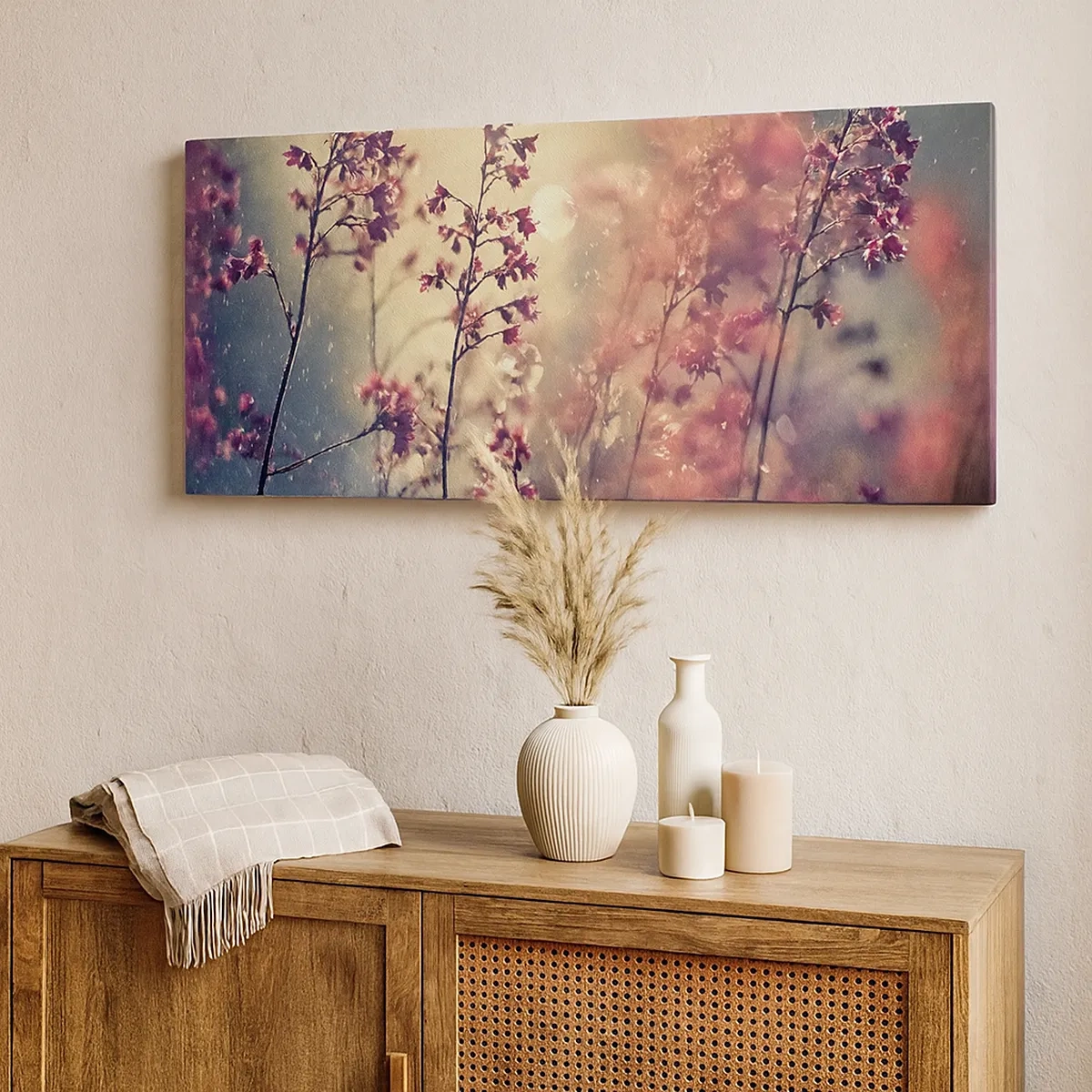 Quadro em tela - Jardim Secreto - 30x30 cm