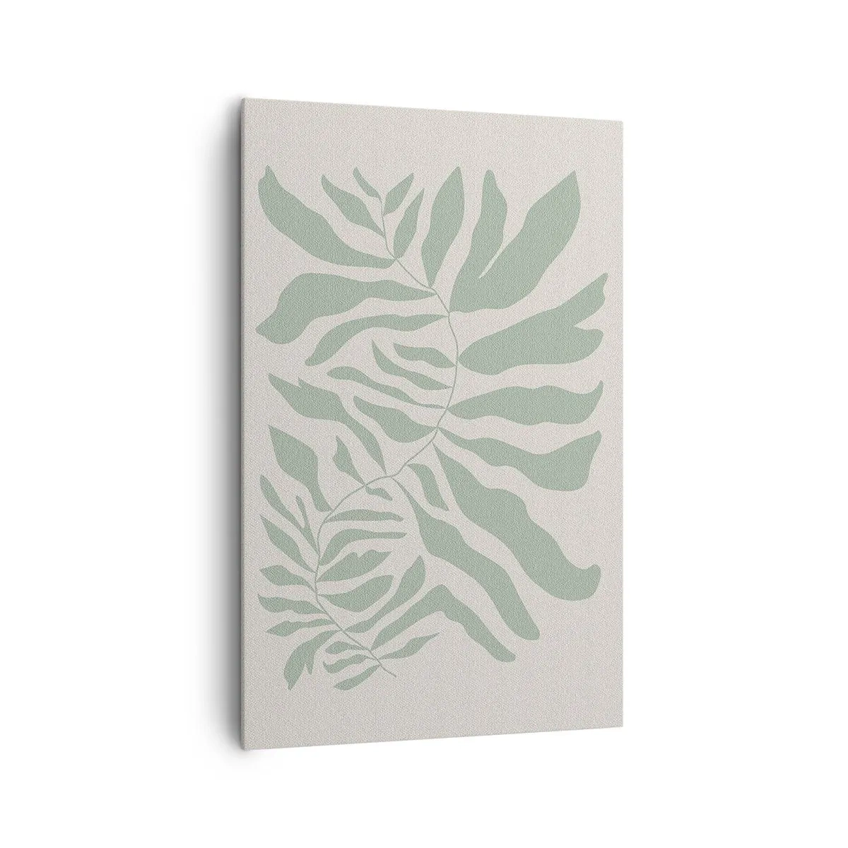 Quadro em tela - Galho esmeralda - 80x120 cm