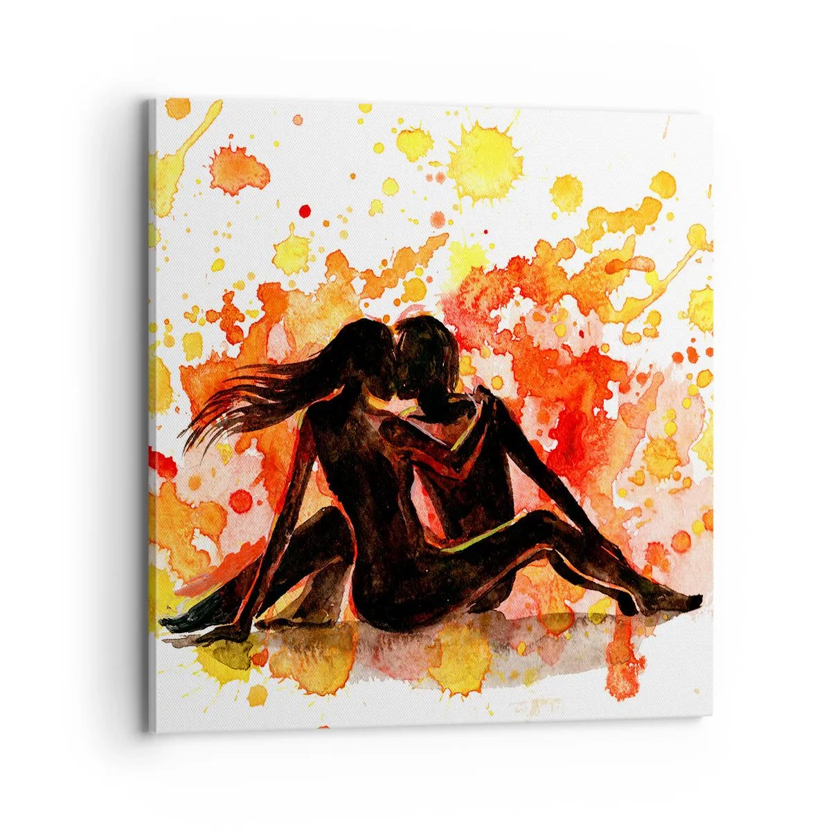 Quadro em tela - E fez-se a luz - 70x70 cm
