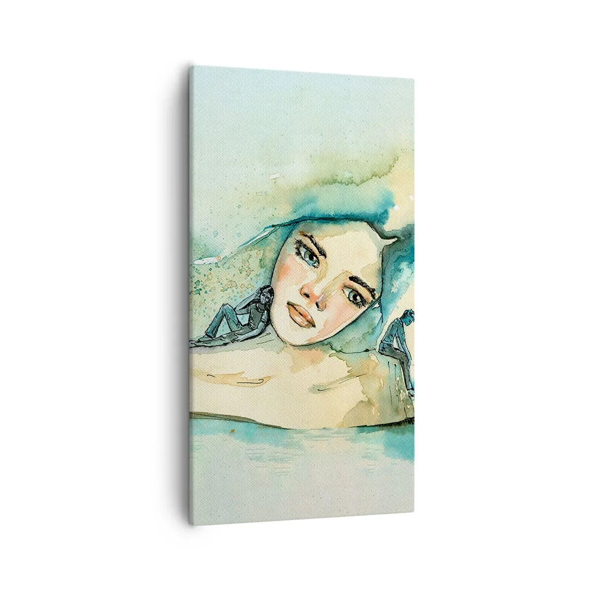 Quadro em tela - Am I blue? - 55x100 cm