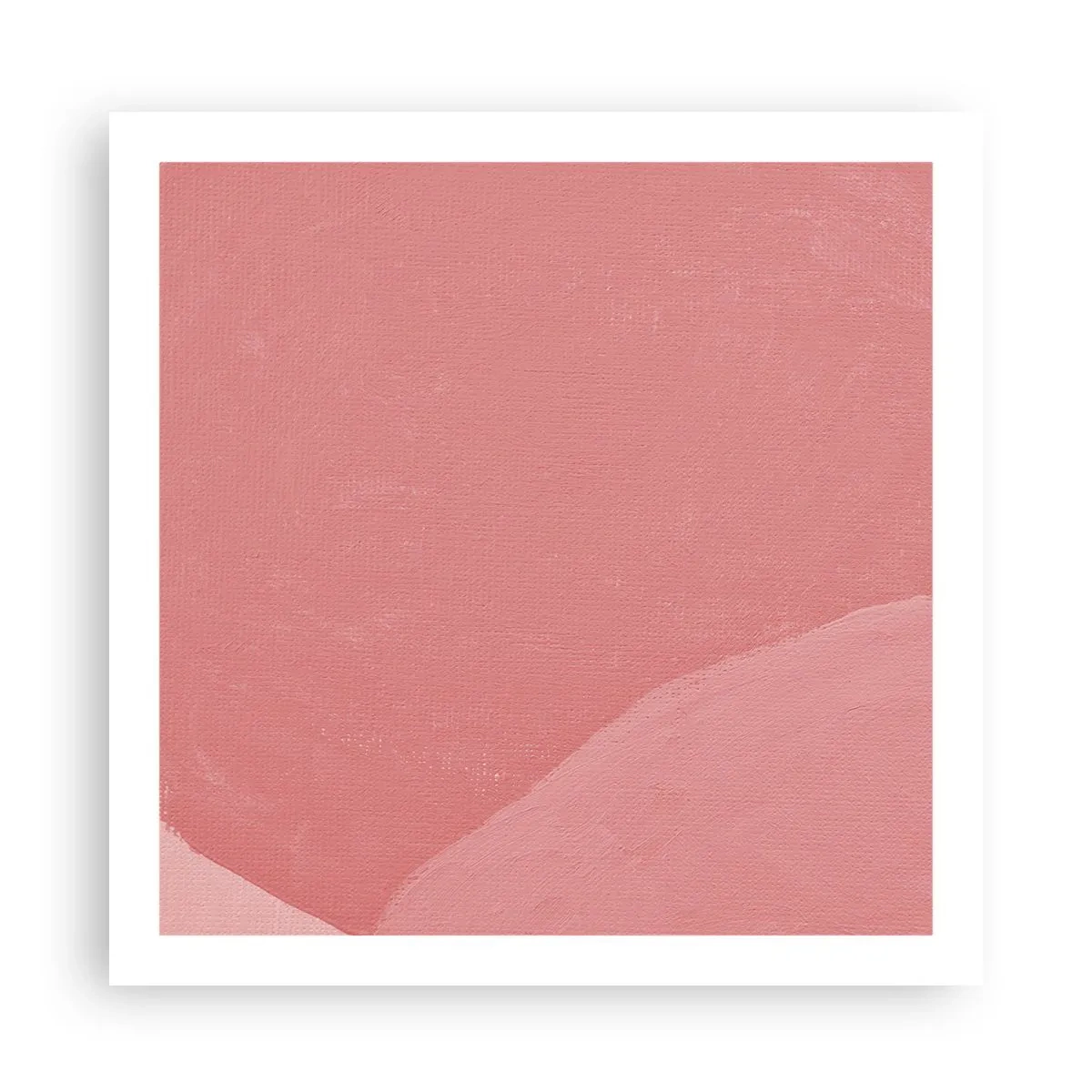 Pôster - Composição orgânica em rosa - 60x60 cm