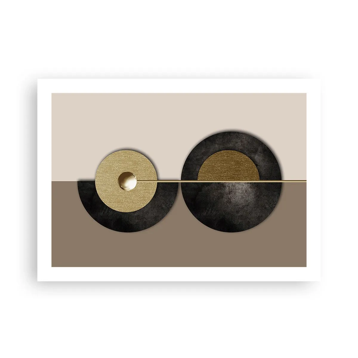 Pôster - Variações ao redor do círculo - 70x50 cm