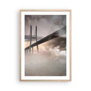 Pôster com moldura de carvalho claro - No rio que não existe - 50x70 cm