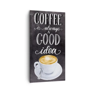 Quadro em tela - Claro! - 55x100 cm