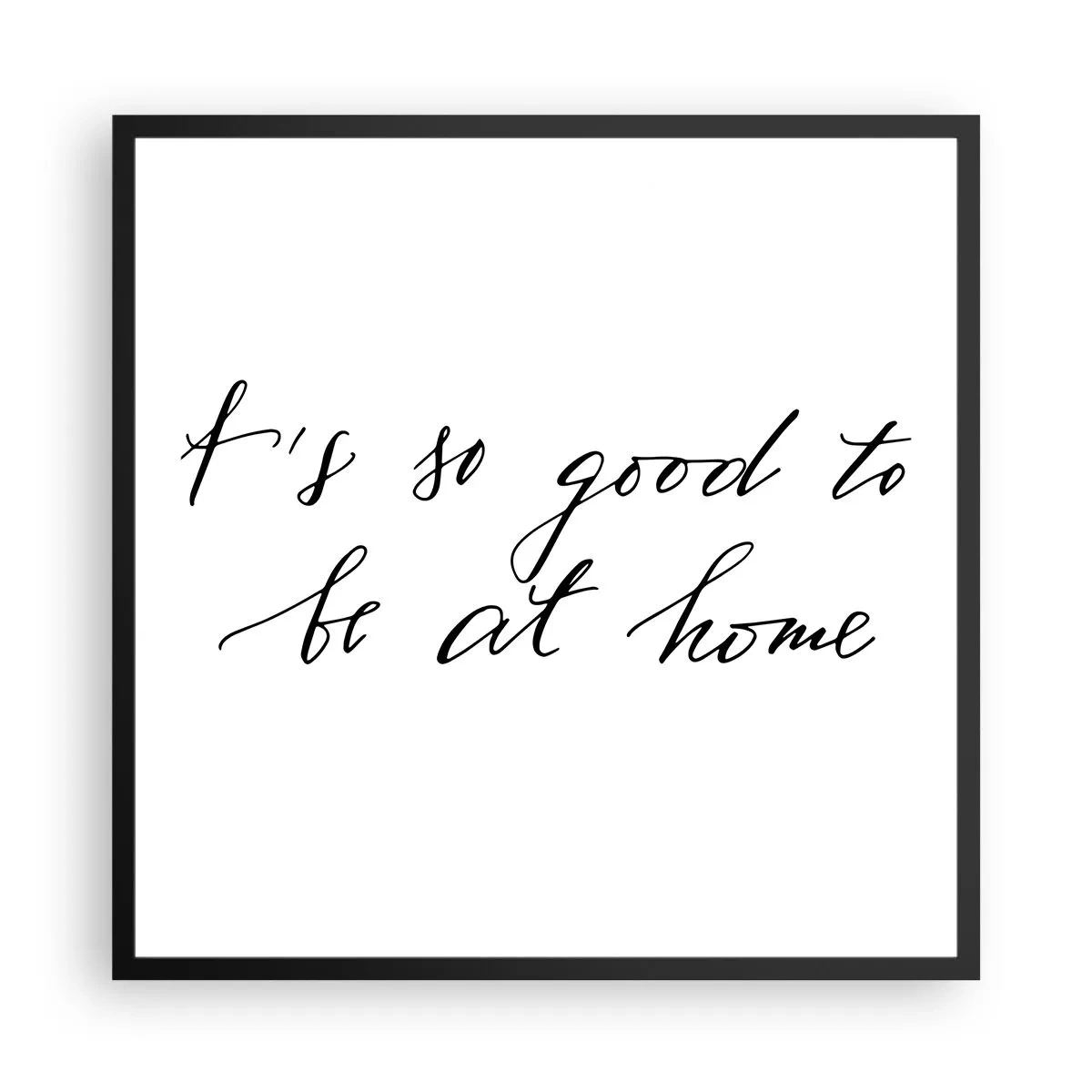 Pôster com moldura preta - Toda a verdade - 60x60 cm