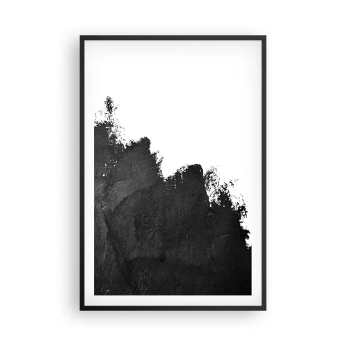Pôster com moldura preta - Elementos: terra - 61x91 cm