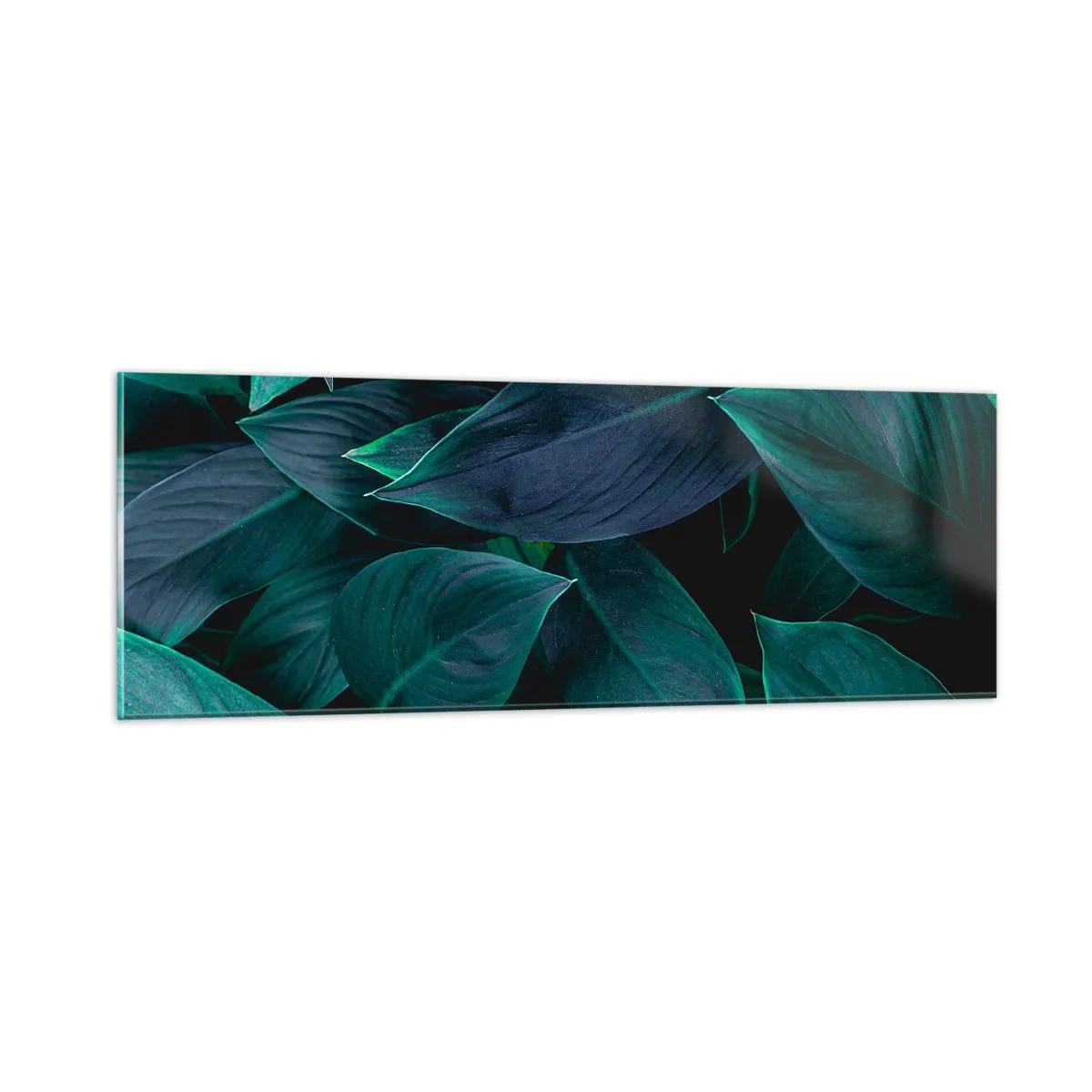 Quadro em vidro - Verde em si - 90x30 cm