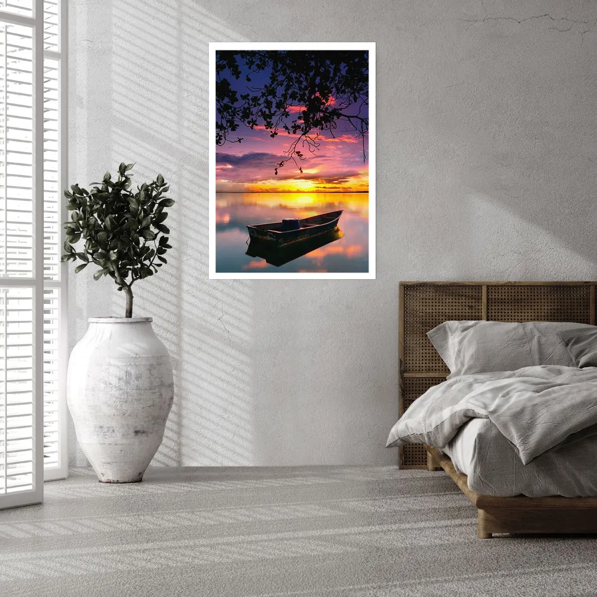 Pôster - Parece que estás pendurado no meio do céu… - 61x91 cm