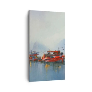 Quadro em tela - No fim do mundo - 45x80 cm