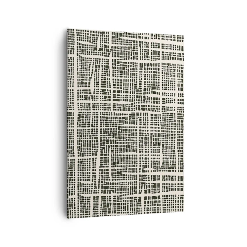 Quadro em tela - Uma composição tecida - 70x100 cm