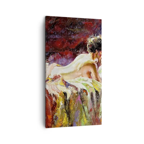 Quadro em tela - Vênus pensativa - 45x80 cm