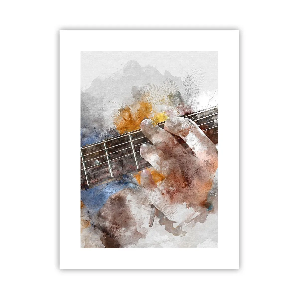 Pôster - Poesia entre as cordas - 30x40 cm