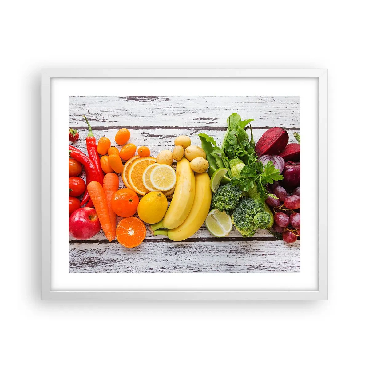 Pôster em moldura branca - Não é suficiente? - 50x40 cm