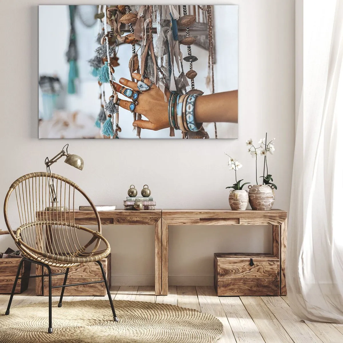 Quadro em tela - Tesouros locais - 120x80 cm