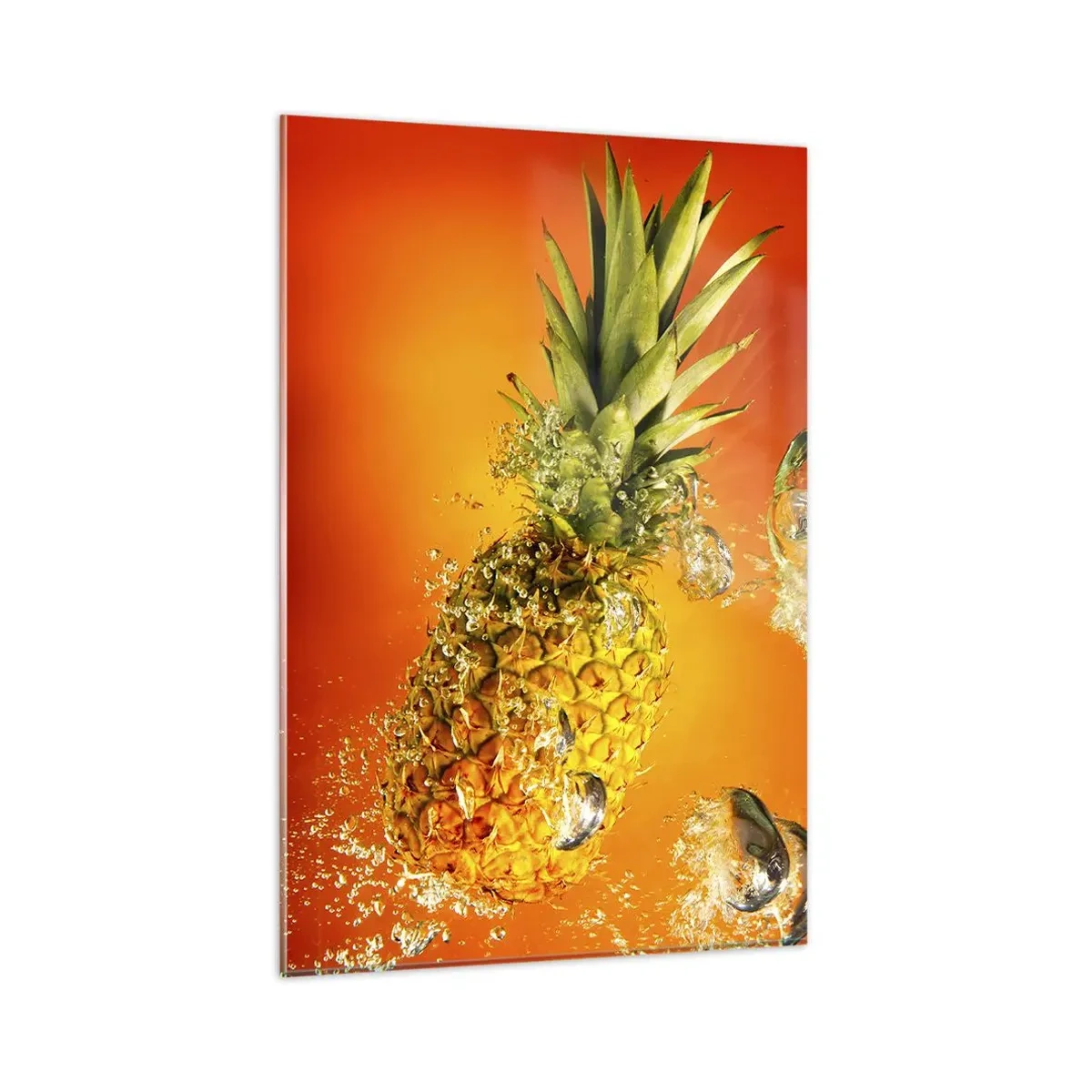 Quadro em vidro - Frescor suculento tropical - 80x120 cm
