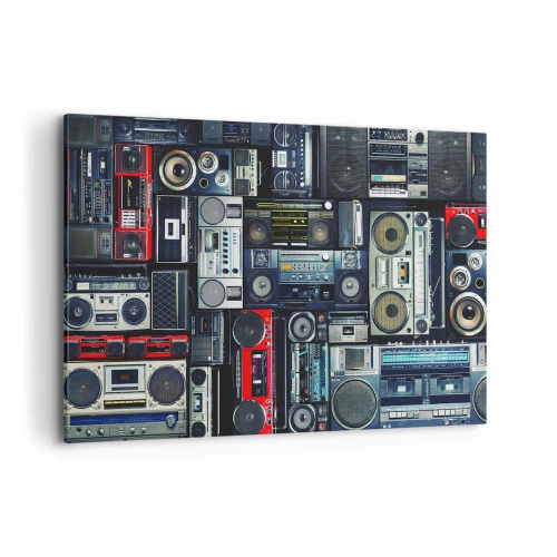 Quadro em tela - Saudades dos anos 80. - 120x80 cm