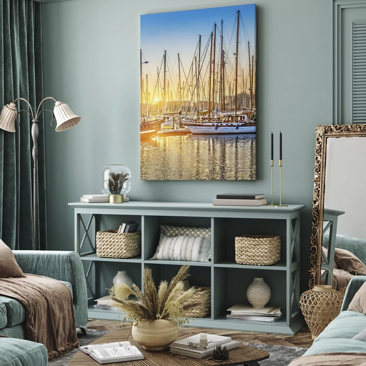 Quadro em tela - O vento também deve dormir - 50x70 cm