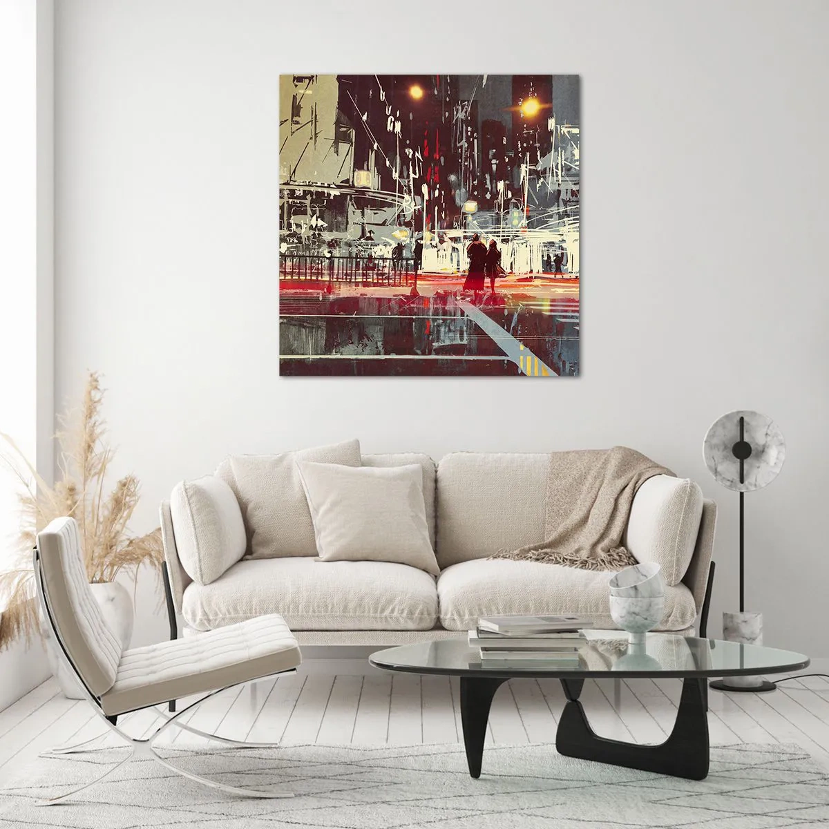 Quadro em vidro - Travessia metropolitana - 30x30 cm