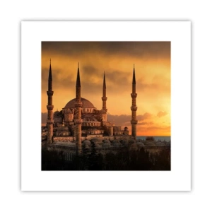 Pôster - Deus é grande - 30x30 cm